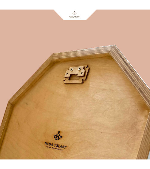 Colored octagonal Wooden Serving Tray