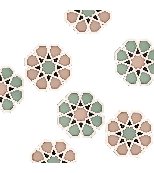 Eight-Pointed Star Coaster