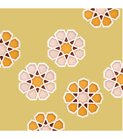 Eight-Pointed Star Coaster