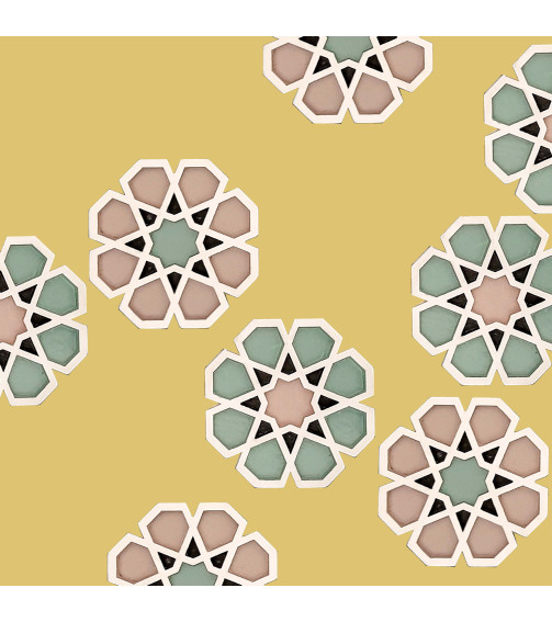 Eight-Pointed Star Coaster
