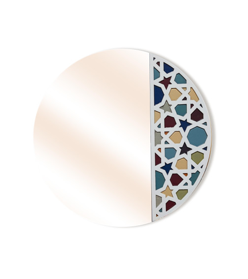 Geometrical Mirror Frame - Rounded