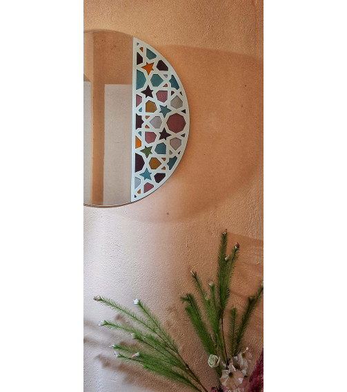 Geometrical Mirror Frame - Rounded