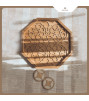 Plain Octagonal Wooden Serving Tray