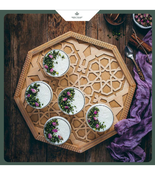 Plain Octagonal Wooden Serving Tray